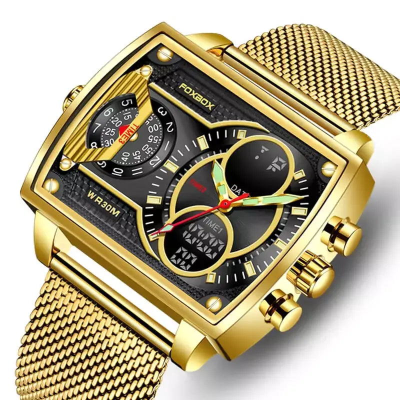 Compra online de 2023 relógio masculino marca de luxo esportes