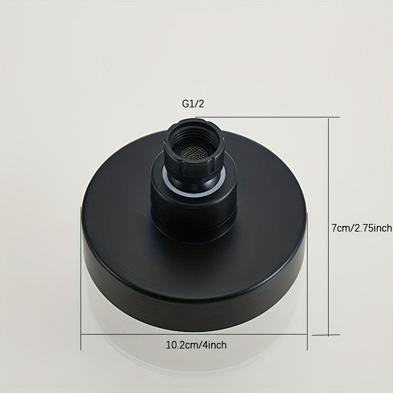 Chuveiro de Aço Inoxidável de Alta Pressão com Bicos de Silicone