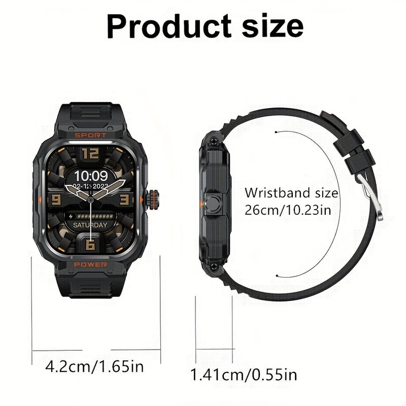 Relógio Smartwatch GT55 + 2 fones a Prova D'agua Embutidos