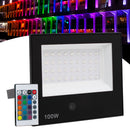 Refletor LED RGB 100W Bivolt com Controle Remoto