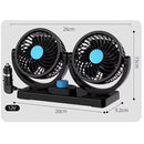 Ventilador Automotivo Duplo 12V