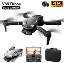 Drone V88 com Câmera Dupla 4K Full HD – Foto e Vídeo de Alta Qualidade