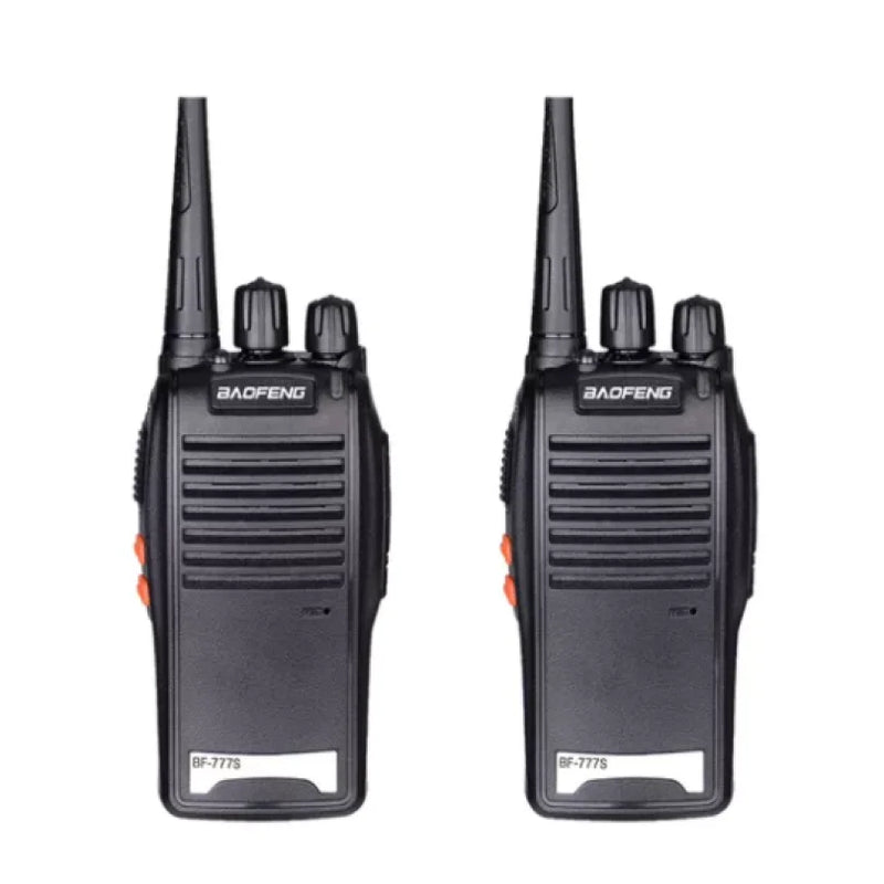 Kit 2 Radio Walk Talk BF-777S Comunicador 16 Ch 5km Ht Completo