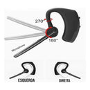 Fone Bluetooth Altomex A-W3 com Microfone – Ideal para Motoristas, Cor Preta e Conexão Estável