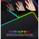 Mouse Pad Gamer Iluminado LED Grande 80x30cm
