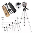 Tripé Universal Com Nível Para Câmeras e Celulares