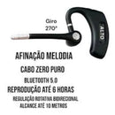 Fone Bluetooth Altomex A-W3 com Microfone – Ideal para Motoristas, Cor Preta e Conexão Estável
