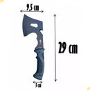 Machado Tático Preto Militar Texturizado com Bainha Protetora e Cabo Antideslizante