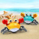 Caranguejo fujão Interativo Primeira Infância Som Luz E Movimento