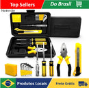 Kit Jogo De Ferramentas Com Maleta 12 Peças Titanium