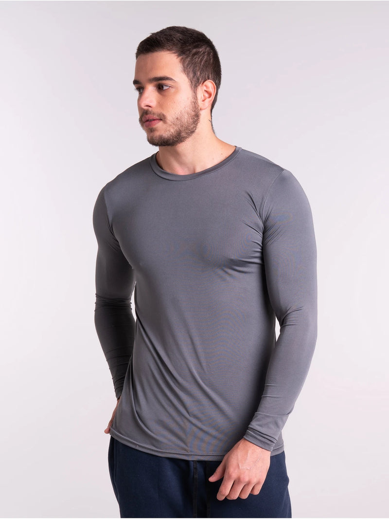 Kit 3 Camisetas Térmicas Debex Proteção UV50 Slim Fit (Se Ajusta Perfeitamente ao Corpo)