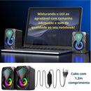 Caixa De Som Pc Computador Notebook  Usb P2