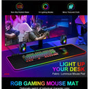 Mouse Pad Gamer Iluminado LED Grande 80x30cm