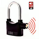 Cadeado Antifurto com Alarme Tranca Com Sensor Sonoro Para Portão, Bicileta, Moto, Armários - Luatek