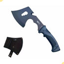 Machado Tático Preto Militar Texturizado com Bainha Protetora e Cabo Antideslizante