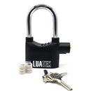 Cadeado Antifurto com Alarme Tranca Com Sensor Sonoro Para Portão, Bicileta, Moto, Armários - Luatek