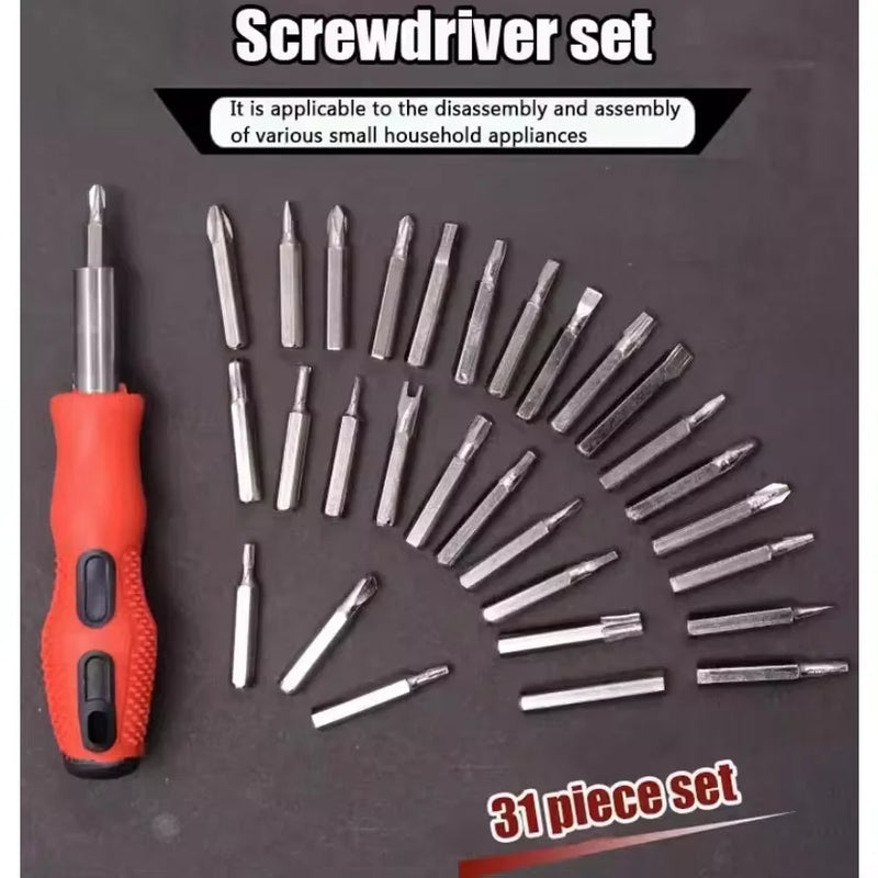 Kit de Ferramentas 31 Peças – Chaves Torx e Philips para Reparo de Celular, Notebook, PC e Eletrônicos com Precisão