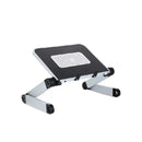 Base Suporte Movel Para Notebook Multiuso Articulável 360 Cor Cinza