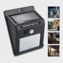 Luminária Solar com Sensor de Presença – 20 LEDs, À Prova d'Água, Ideal para Jardim, Varanda, Rua e Área Externa