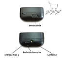 Fones De Ouvido Bluetooth Sem Fio HD Sound 2000mAh Com LED Digital M19 TWS