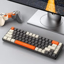 Teclado Mecânico Gamer/Office com Fio – Iluminação RGB LED, 68 Teclas Compactas e Alto Desempenho