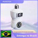 Câmera de Segurança Wi-Fi com Lente Dupla – 1080P, Detecção Humana e Rastreio Automático