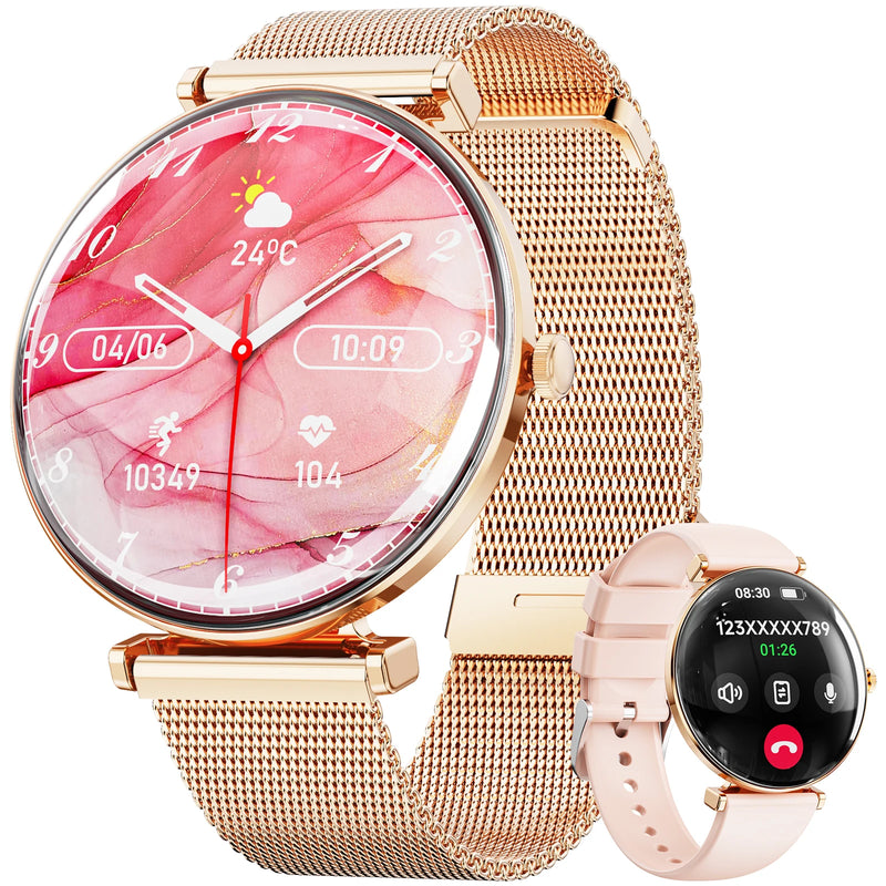 Smartwatch Feminino V92 com Tela AMOLED 1.43” – Estilo, Saúde e Tecnologia no seu Pulso