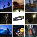 Lanterna de Cabeça Led Com Sensor Para Camping, Caça, Pesca, Oficina