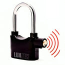 Cadeado Antifurto com Alarme Tranca Com Sensor Sonoro Para Portão, Bicileta, Moto, Armários - Luatek