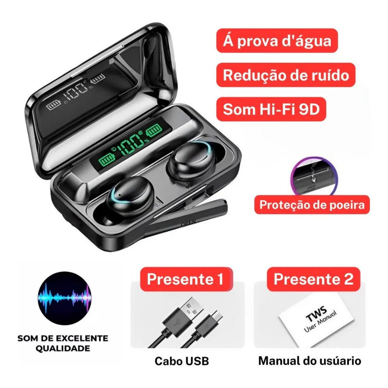 Fone De Ouvido Sem Fio F9-5