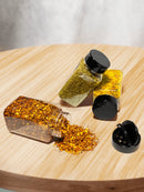 Kit 6 Potes Tempero Tampa Dosadora Duplas 220ml Tempero e Especiarias