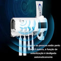 Porta Escovas De Dentes Esterilizador Para Banheiros Dispenser Automático Pasta De Dentes Moderno Recarregável USB