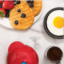 Máquina Para Fazer Waffle Pequena Portátil 110v 550w Mini Lanche Elétrica