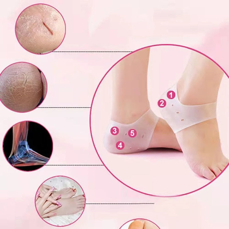 Protetor De Gel Silicone Para Calcanhar Sapatos Tênis Unissex