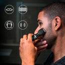 Kit Aparador de Pelos Elétrico 4 em 1 Recarregável – Alta Precisão Sem Dor para Sobrancelhas, Barba, Cabelo e Nariz