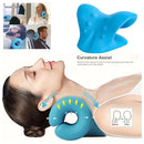 Travesseiro Cervical Coluna Para Alívio De Dor Corretor Massageador Pescoço Ombro Relaxamento