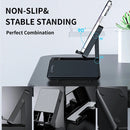 Suporte para Celular com Despertador Digital e Alto-Falante Sem Fio Bluetooth