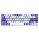 Teclado Mecânico Gamer/Office com Fio – Iluminação RGB LED, 68 Teclas Compactas e Alto Desempenho