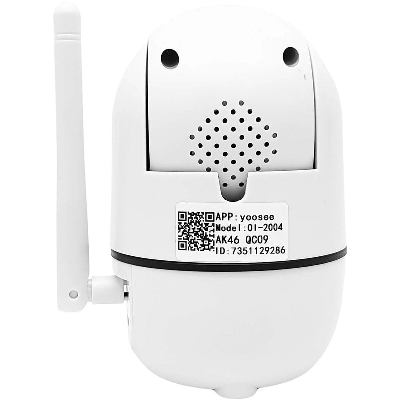 Câmera Babá Eletrônica Ip Wifi Inteligente Visão Noturna Varredura e Alerta Movimento Giratória 1080p