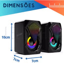 Caixa De Som Pc Computador Notebook  Usb P2