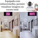 Câmera IP Wi-Fi Sem Fio com 3 Antenas – HD, Giro 355°, Compatível com ONVIF e P2P