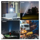 Lanterna de Emergência Outdoor com Luz Forte USB