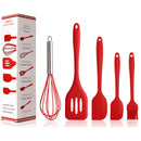 Kit de 5 Utensílios de Cozinha - Design Resistente e Moderno