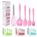 Kit de 5 Utensílios de Cozinha - Design Resistente e Moderno