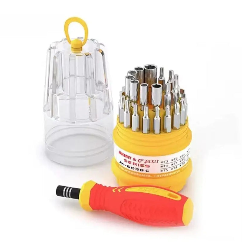 Kit de Ferramentas 31 Peças – Chaves Torx e Philips para Reparo de Celular, Notebook, PC e Eletrônicos com Precisão