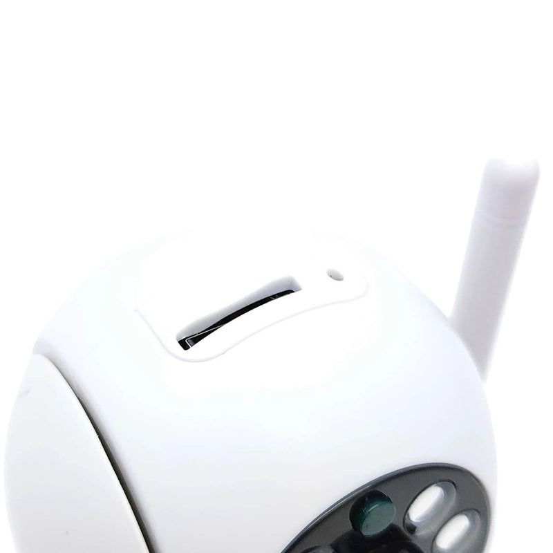 Câmera Babá Eletrônica Ip Wifi Inteligente Visão Noturna Varredura e Alerta Movimento Giratória 1080p