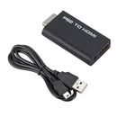 Adaptador Conversor PS2 Áudio Vídeo AV Para Cabo HDMI Qualidade Alta Resolução Conexão TV Monitor Imagem Som Claro Estável Jogos