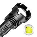 Super Lanterna Tática Potente Com Zoom Led Usb Recarregável Profissional Camping X936