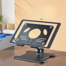 Suporte De Not Portátil 360° Para Mesa iPad Celular Ajustável Dobrável Ergonômico Antiderrapante Versátil Universal Forte
