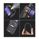 DC Rádio Comunicador Ht Dual Band Uhf Vhf Uv-5r 10km Fm